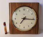 Horloge murale - Contemporain Bois, Laiton, Verre -