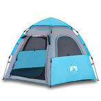 4P Tent Blauw | Retour Deal | Ruim & Waterdicht, Verzenden, Nieuw, Tot en met 4