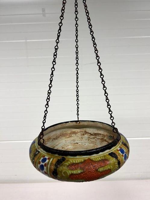 Plateelbakkerij Zuid-Holland - Bloempot - 367 - Aardewerk, Antiek en Kunst, Antiek | Glaswerk en Kristal