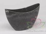 Onderbord Loodlook Boot hoog 24x9,5x15 cm, Nieuw