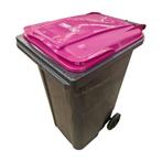 Afvalcontainer 240 liter licht gebruikt Grijs met roze, Ophalen of Verzenden, Nieuw