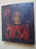 Icoon - Saint Maria Magdalena - Hout, Antiek en Kunst