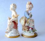 Capodimonte - Gianni Merlo - Figuur - Fanciulla e fanciullo