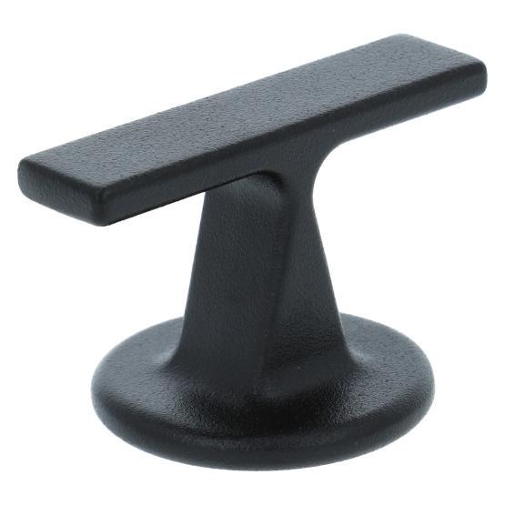 Knop zamak 60x37 mm zwart, Huis en Inrichting, Woonaccessoires | Overige, Nieuw