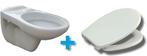 Neptunus ONE PACK wandcloset+Ultimo zitting wit 54cm, Ophalen of Verzenden, Nieuw