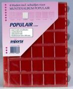 Importa POPULAIR Muntbladen schuifjes Albums 2 euro  € 2,00, Timbres & Monnaies