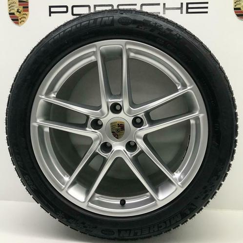 Porsche Panamera (MK II) Originele 19 Turbo met winterbanden, Auto-onderdelen, Banden en Velgen, 19 inch, Winterbanden, 285 mm