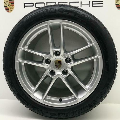 Porsche Panamera (MK II) Originele 19 Turbo met winterbanden, Auto-onderdelen, Banden en Velgen, 19 inch, Winterbanden, 285 mm