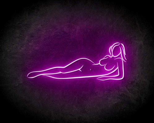 WOMEN BODY LYING DOWN neon sign - LED neon reclame bord, Articles professionnels, Horeca | Autre, Envoi