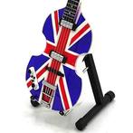 Miniatuur Hofner basgitaar met gratis standaard, Verzenden, Nieuw, Pop, Beeldje of Miniatuur