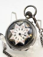 Tissot . Raro quadrante a Stella . Argento . 1900 . Con