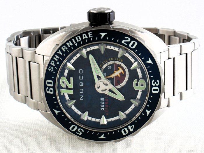 Nubeo - Aurora Blue Sphyrnidae - Automatic - Limited, Handtassen en Accessoires, Horloges | Heren