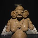 Chupícuaro, Mexico Terracotta Vrouwelijke zwangere figuur.