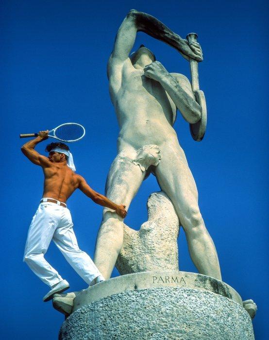 Franco Turcati - Cieli blu – Foro Italico, 1990, Antiek en Kunst, Kunst | Designobjecten