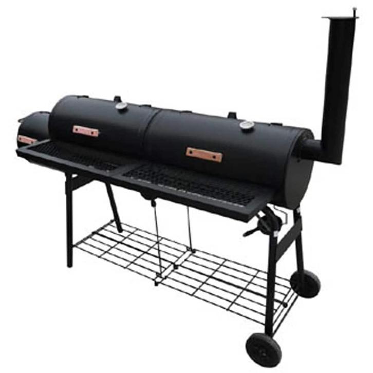vidaXL Rookbarbecue Nevada XL zwart, Elektronische apparatuur, Overige elektronische apparatuur, Nieuw, Verzenden