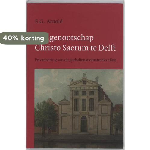 Het genootschap Christo Sacrum te Delft / Hollandse studien, Boeken, Overige Boeken, Gelezen, Verzenden
