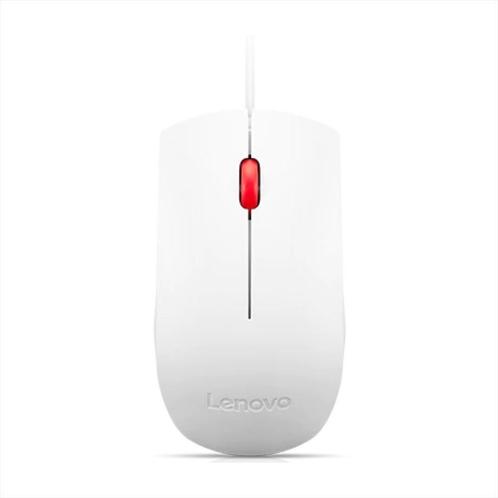 Lenovo L300 Essential USB-muis wit, Computers en Software, Muizen, Nieuw, Ophalen of Verzenden