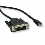 USB C naar DVI kabel | Roline | 2 meter (4K@60Hz), Nieuw, Verzenden