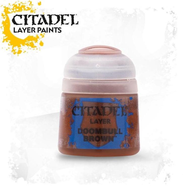 Citadel Layer Doombull Brown 12Ml (Warhammer Nieuw), Hobby & Loisirs créatifs, Wargaming, Enlèvement ou Envoi