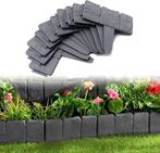 UISEBRT Kunststof gazonrand 10 m, kantopsluiting in steenloo, Tuin en Terras, Verzenden, Nieuw