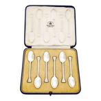 Mappin & Webb (1933) - Set of 6 demitasse coffee spoons with