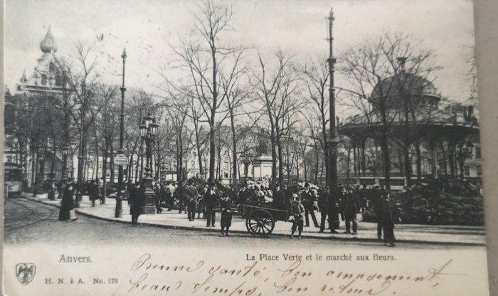 Belgique - Ville et paysages, Anvers - Antwerpen - Carte, Verzamelen, Postkaarten | Buitenland