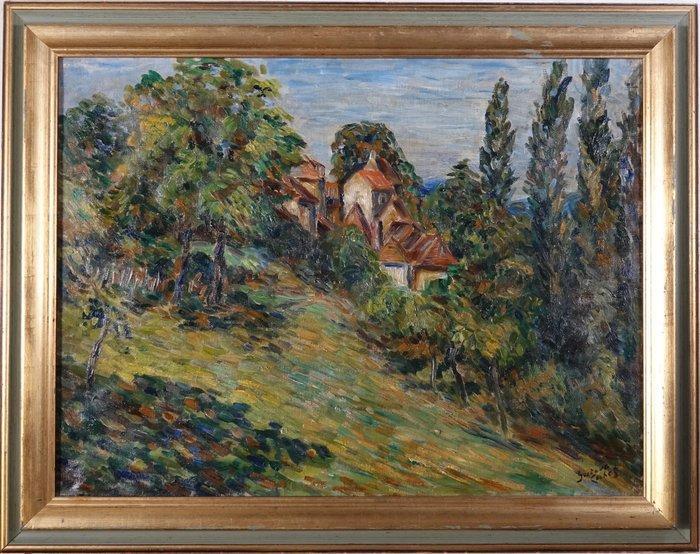 Gustavo Cochet(1894-1979) - Chapelle en Catalogne, Antiquités & Art, Art | Peinture | Classique