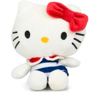 Play by Play Hello Kitty Beanbag Pluche 12CM-Red Bow & Blue, Ophalen of Verzenden
