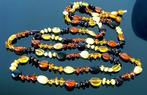 Amber Natuurlijk Baltisch Amber Ketting - lengte 120 cm- 17