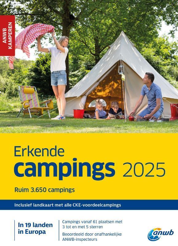 Erkende Campings 2025 / ANWB Campinggids 9789018054038, Boeken, Reisgidsen, Gelezen, Verzenden
