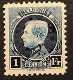 België 1922 - Kleine Montenez - 1 Fr Groenblauw - MET, Timbres & Monnaies, Timbres | Europe | Belgique