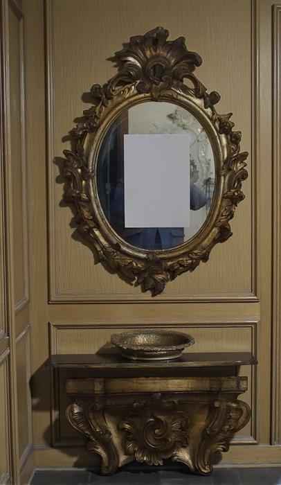 Wandspiegel (2) - Hout, Antiquités & Art, Antiquités | Autres Antiquités