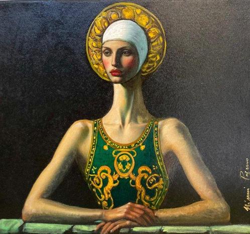 Ninni Pagano (1969) - Fierezza, Antiek en Kunst, Kunst | Schilderijen | Klassiek