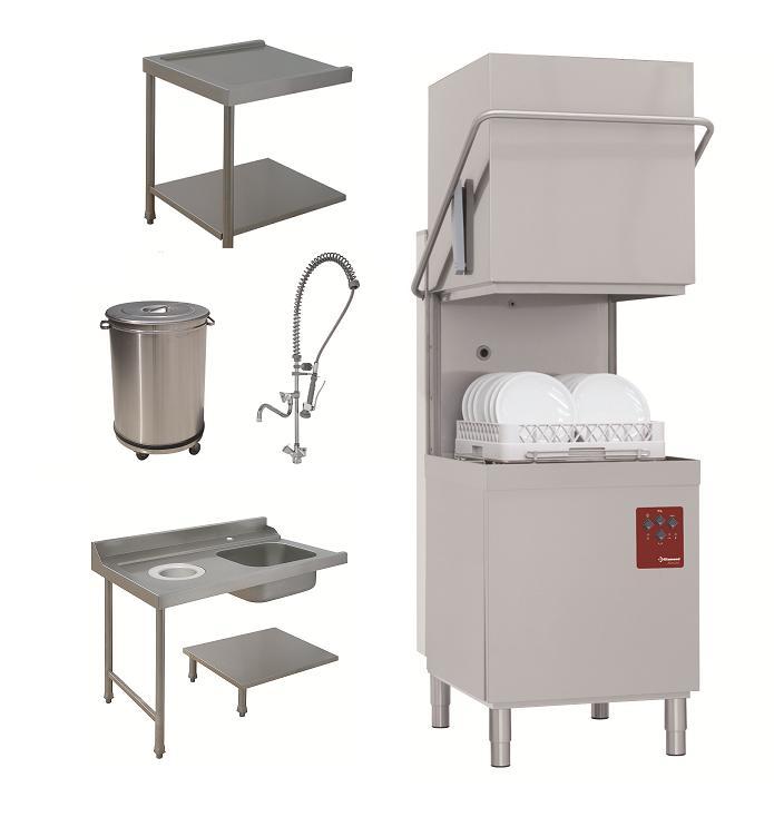 Doorschuifvaatwasser | Met Inlooptafel + Uitlooptafel +, Zakelijke goederen, Horeca | Keukenapparatuur, Nieuw in verpakking, Verzenden