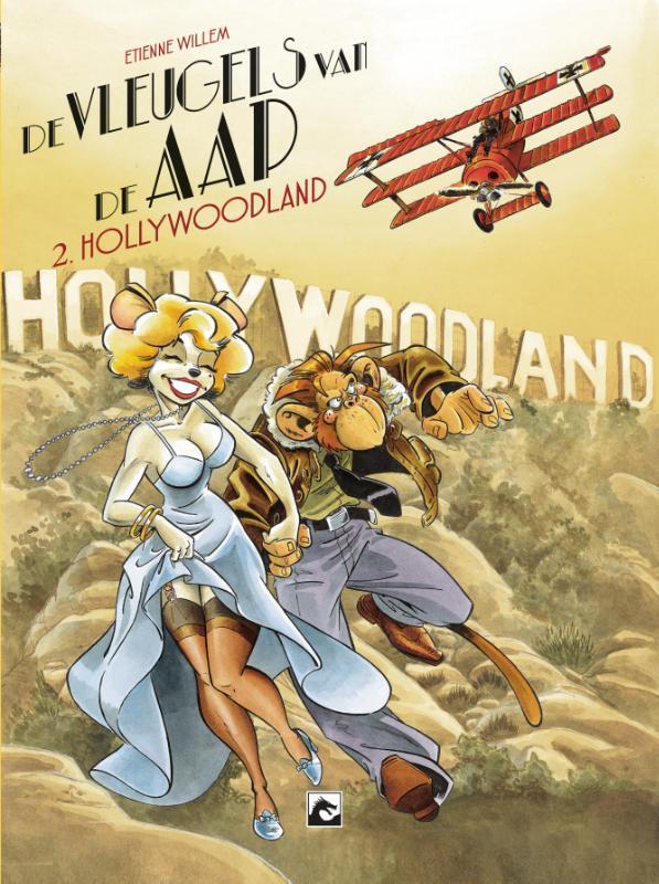 Hollywoodland / De vleugels van de aap / 2 9789460788543, Boeken, Stripverhalen, Gelezen, Verzenden