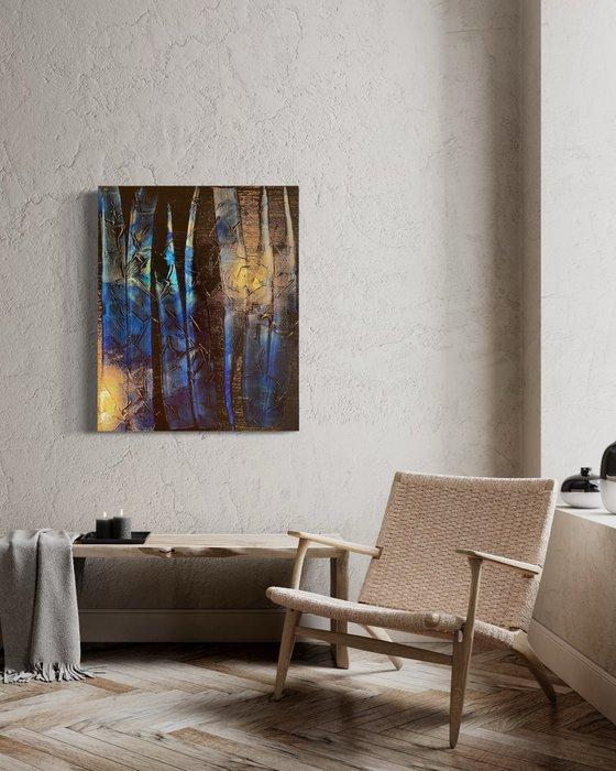 Ronan Martin - Through the Forest - Pierre Soulages - NO, Antiek en Kunst, Kunst | Schilderijen | Modern