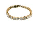Armband - 14 karaat Roségoud -  28.30ct. tw. Diamant, Handtassen en Accessoires