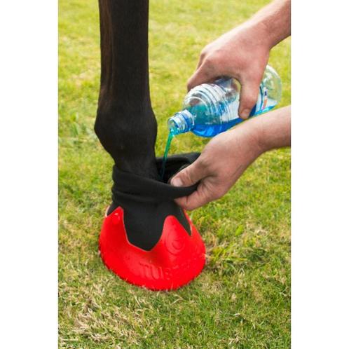 Behandelingsschoen tubbease voor paardenhoeven, m, rood -, Dieren en Toebehoren, Overige Dieren-accessoires, Nieuw