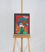 Corneille (1922-2010) - Portret met vogel, Antiek en Kunst