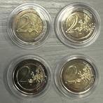 België. 2 Euro 2005/2013 (4 monnaies) (Zonder Minimumprijs), Postzegels en Munten, Munten | Europa | Euromunten