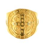 Bague amulette - 18 carats Or jaune