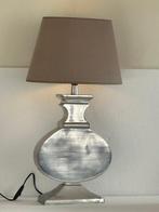 Lampe de table - Métal / argent brillant, textile, etc. -
