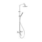 BWS Round Thermostatische Bad/Douche Combinatie Opbouwset, Ophalen of Verzenden, Nieuw, Chroom, Overige typen
