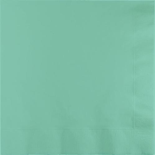 Mintgroene Servetten 41cm 24st, Hobby en Vrije tijd, Feestartikelen, Nieuw, Verzenden