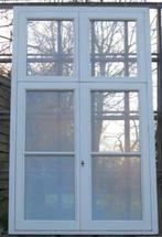 afrormosia houten raam , chassis , venstr,  kozijn 133 x 222, 75 tot 150 cm, Raamkozijn, Ophalen of Verzenden, Zo goed als nieuw