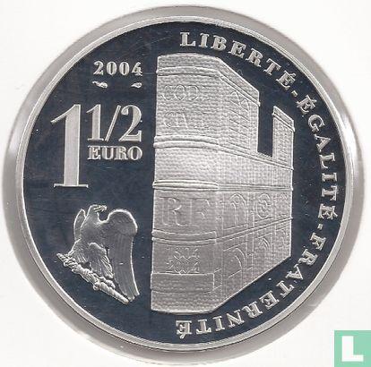 Frankrijk 1½ euro 2004 (PROOF) 200th Anniversary of the..., Postzegels en Munten, Munten | Europa | Euromunten, Losse munt, Overige waardes