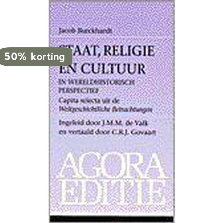 Agora editie Staat, religie en cultuur in wereldhistorisch, Boeken, Geschiedenis | Wereld, Gelezen, Verzenden