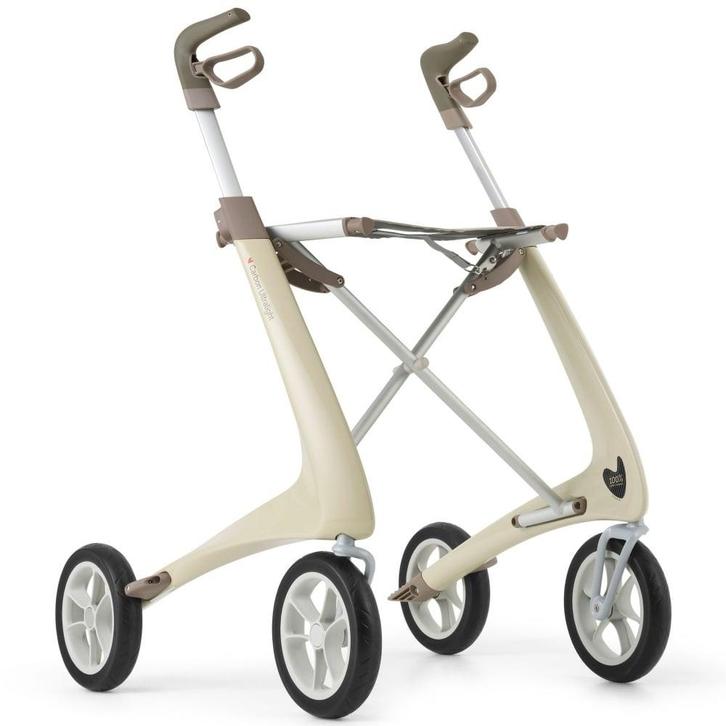 By ACRE Carbon ultralight rollator Wide - Beige, Diversen, Rollators, Ophalen of Verzenden