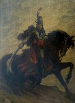Entourage de Piotr Michalowski (XIX) - Cavalier de la garde, Antiek en Kunst