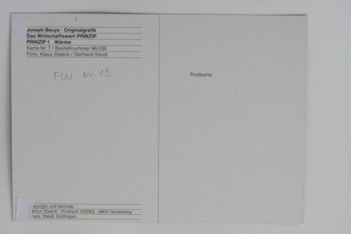 Joseph Beuys (1921-1986) - Multiple: Wirtschaftswert,, Antiquités & Art, Antiquités | Autres Antiquités